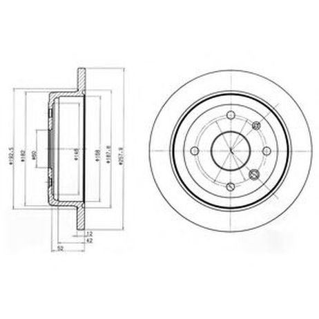 фото Delphi BG4194 Диск тормозной Delphi BG4194 Диск тормозной