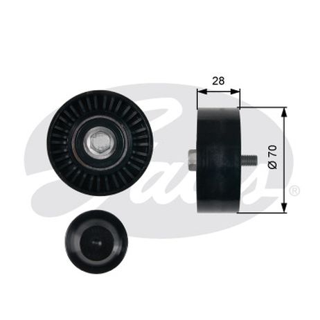 фото Gates T36430 Ролик обводной навесного оборудования Gates T36430 Ролик обводной навесного оборудования