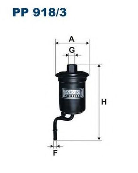 фото FILTRON PP918/3 Снят с производства Фильтр топливный toyota FILTRON PP918/3 Снят с производства Фильтр топливный toyota