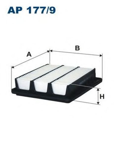 фото FILTRON AP177/9 Фильтр воздушный hyundai FILTRON AP177/9 Фильтр воздушный hyundai