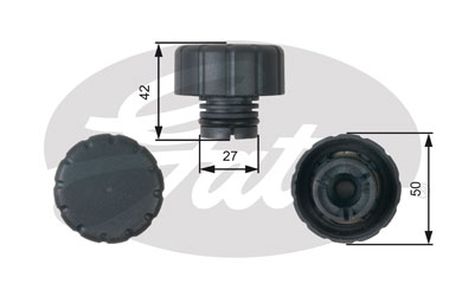 фото Gates RC244 Крышка расширительного бачка системы охлаждения Gates RC244 Крышка расширительного бачка системы охлаждения