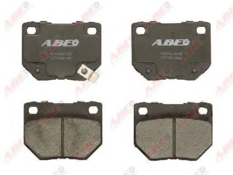 фото Abe C27006ABE Комплект тормозных колодок, дисковый тормоз | зад | Abe C27006ABE Комплект тормозных колодок, дисковый тормоз | зад |