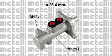 фото Metelli 05-0609 Главный тормозной цилиндр Metelli 05-0609 Главный тормозной цилиндр