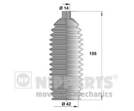 фото Nipparts N2846014 Комплект пылника, рулевое управление Nipparts N2846014 Комплект пылника, рулевое управление