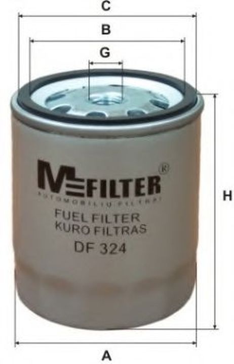 фото MFILTER DF 324 Фильтр топливный MFILTER DF 324 Фильтр топливный