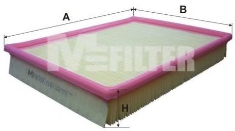 фото MFILTER K 167 Фильтр воздушный MFILTER K 167 Фильтр воздушный