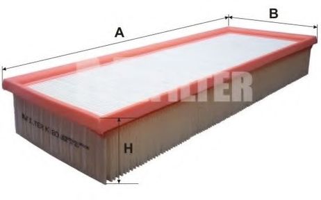фото MFILTER K 180 Фильтр воздушный MFILTER K 180 Фильтр воздушный