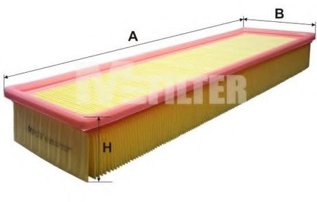 фото MFILTER K 189 Фильтр воздушный MFILTER K 189 Фильтр воздушный