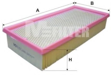 фото MFILTER K 449 Фильтр воздушный MFILTER K 449 Фильтр воздушный