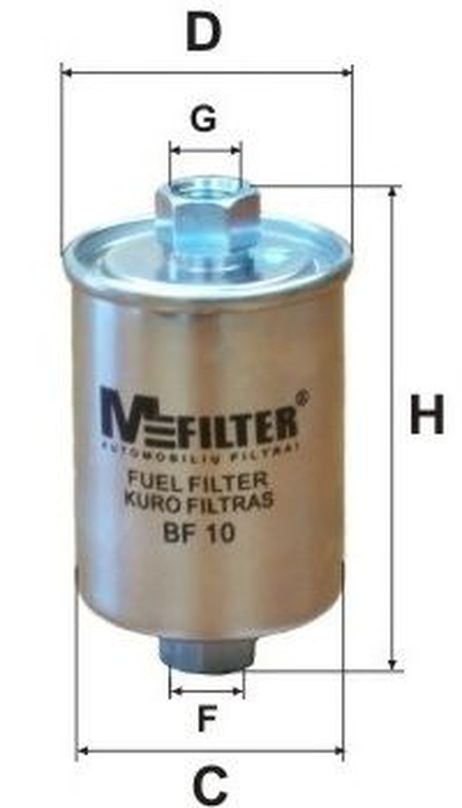 фото MFILTER BF 10 Фильтр топливный MFILTER BF 10 Фильтр топливный