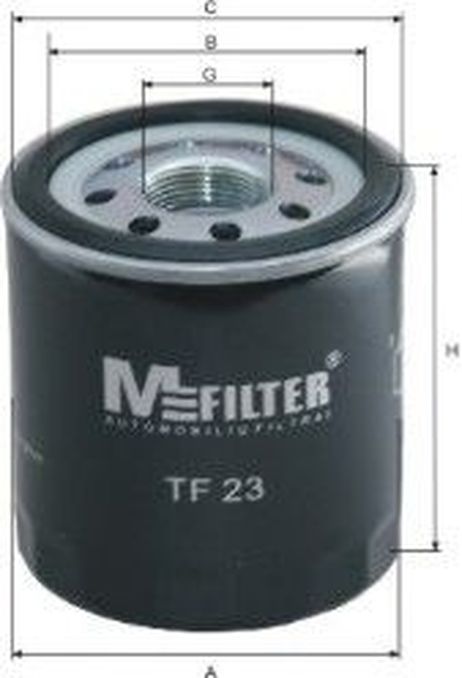 фото MFILTER TF 23 Фильтр масляный MFILTER TF 23 Фильтр масляный