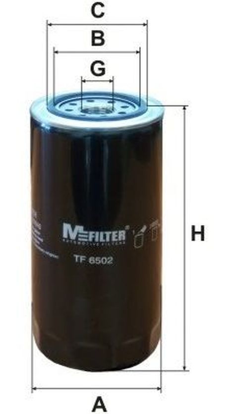 фото MFILTER TF 6502 Фильтр масляный HCV MFILTER TF 6502 Фильтр масляный HCV