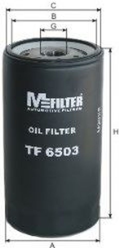 фото MFILTER TF 6503 Масляный фильтр HCV MFILTER TF 6503 Масляный фильтр HCV