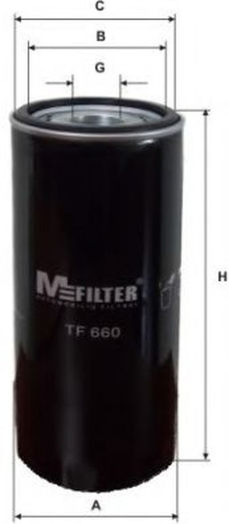 фото MFILTER TF 660 Фильтр масляный HCV MFILTER TF 660 Фильтр масляный HCV