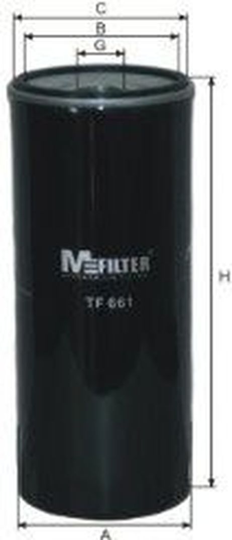 фото MFILTER TF 661 Фильтр масляный HCV MFILTER TF 661 Фильтр масляный HCV