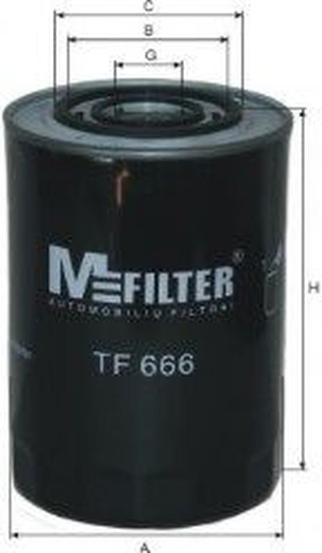 фото MFILTER TF 666 Фильтр масляный MFILTER TF 666 Фильтр масляный
