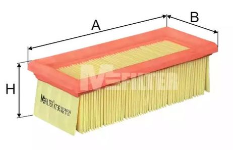 фото MFILTER K 736 Фильтр воздушный MFILTER K 736 Фильтр воздушный