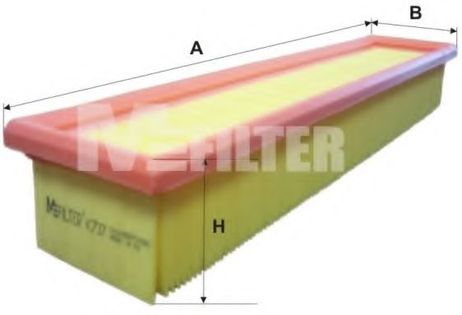 фото MFILTER K 737 Фильтр воздушный MFILTER K 737 Фильтр воздушный
