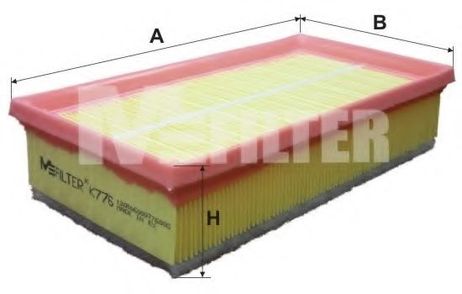 фото MFILTER K 776 Фильтр воздушный MFILTER K 776 Фильтр воздушный