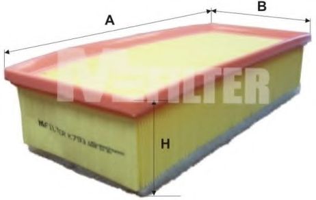 фото MFILTER K 793 Фильтр воздушный MFILTER K 793 Фильтр воздушный