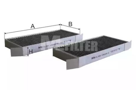 фото MFILTER K 9043C-2 Фильтр, воздух во внутренном пространстве MFILTER K 9043C-2 Фильтр, воздух во внутренном пространстве