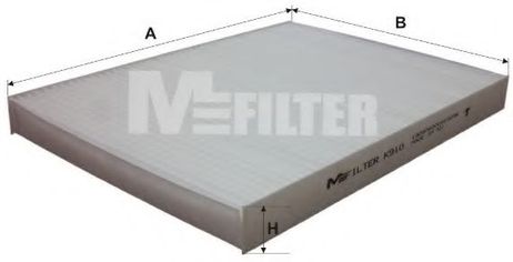 фото MFILTER K 910 Фильтр, воздух во внутренном пространстве MFILTER K 910 Фильтр, воздух во внутренном пространстве