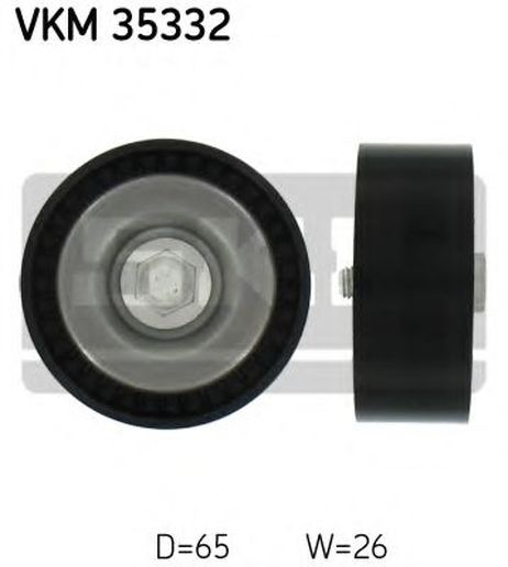 фото SKF VKM 35332 Паразитный / ведущий ролик, поликлиновой ремень SKF VKM 35332 Паразитный / ведущий ролик, поликлиновой ремень