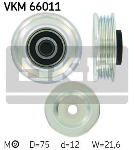 фото SKF VKM 66011 Натяжной ролик, поликлиновой ремень SKF VKM 66011 Натяжной ролик, поликлиновой ремень