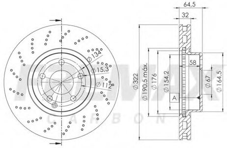 фото FREMAX BD-6472 Диск тормозной | перед | FREMAX BD-6472 Диск тормозной | перед |