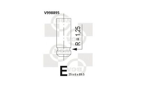 фото BGA V998895 Выпускной клапан BGA V998895 Выпускной клапан