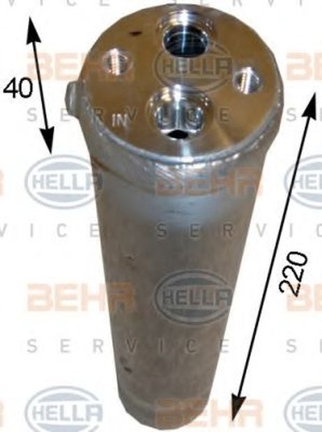 фото Hella 8FT 351 193-161 Осушитель, кондиционер Hella 8FT 351 193-161 Осушитель, кондиционер
