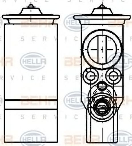 фото Hella 8UW 351 234-531 Расширительный клапан, кондиционер Hella 8UW 351 234-531 Расширительный клапан, кондиционер