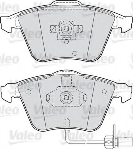фото Valeo 598750 Колодки тормозные дисковые | перед | Valeo 598750 Колодки тормозные дисковые | перед |