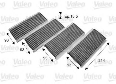 фото Valeo 715712 Фильтр, воздух во внутренном пространстве Valeo 715712 Фильтр, воздух во внутренном пространстве
