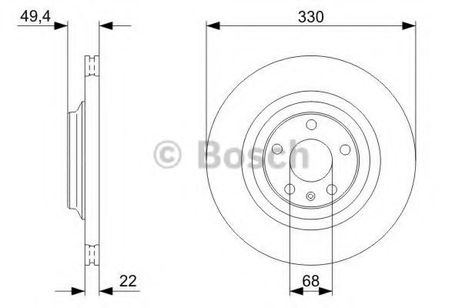 фото Bosch 0 986 479 299 Диск тормозной | зад | Bosch 0 986 479 299 Диск тормозной | зад |