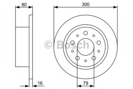 фото Bosch 0 986 479 317 Диск тормозной | зад | Bosch 0 986 479 317 Диск тормозной | зад |