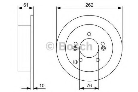 фото Bosch 0 986 479 345 Диск тормозной | зад | Bosch 0 986 479 345 Диск тормозной | зад |