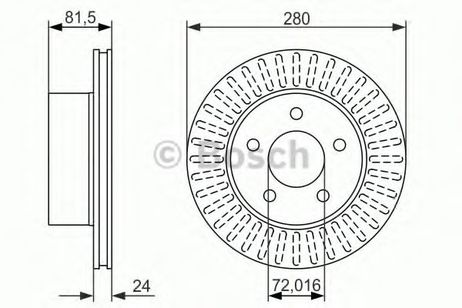 фото Bosch 0 986 479 386 Диск тормозной | перед | Bosch 0 986 479 386 Диск тормозной | перед |
