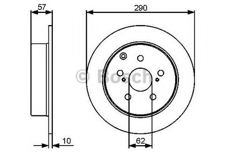 фото Bosch 0 986 479 448 Диск тормозной | зад | Bosch 0 986 479 448 Диск тормозной | зад |