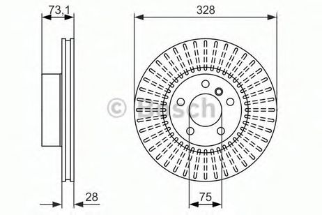 фото Bosch 0 986 479 771 Диск тормозной | перед | Bosch 0 986 479 771 Диск тормозной | перед |