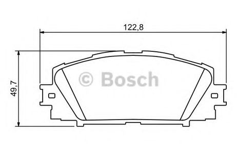 фото Bosch 0 986 494 198 Колодки тормозные дисковые | перед | Bosch 0 986 494 198 Колодки тормозные дисковые | перед |