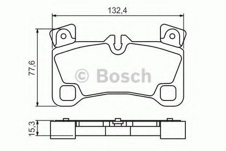 фото Bosch 0 986 494 205 Колодки тормозные дисковые | зад | Bosch 0 986 494 205 Колодки тормозные дисковые | зад |