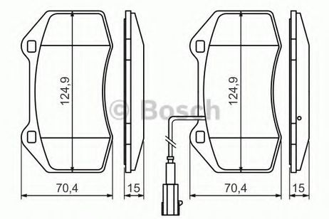 фото Bosch 0 986 494 228 Комплект тормозных колодок, дисковый тормоз | перед | Bosch 0 986 494 228 Комплект тормозных колодок, дисковый тормоз | перед |