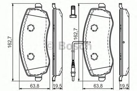 фото Bosch 0 986 494 385 Комплект тормозных колодок, дисковый тормоз | перед | Bosch 0 986 494 385 Комплект тормозных колодок, дисковый тормоз | перед |