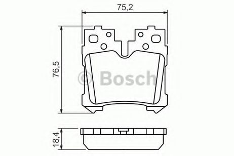 фото Bosch 0 986 494 424 Колодки тормозные дисковые | зад | Bosch 0 986 494 424 Колодки тормозные дисковые | зад |