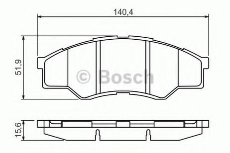 фото Bosch 0 986 494 425 Колодки тормозные дисковые | перед | Bosch 0 986 494 425 Колодки тормозные дисковые | перед |