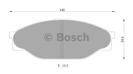 фото Bosch 0 986 AB2 071 Колодки тормозные дисковые Bosch 0 986 AB2 071 Колодки тормозные дисковые