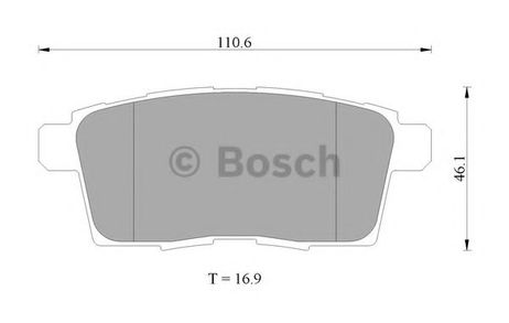фото Bosch 0 986 AB2 272 Колодки тормозные дисковые Bosch 0 986 AB2 272 Колодки тормозные дисковые