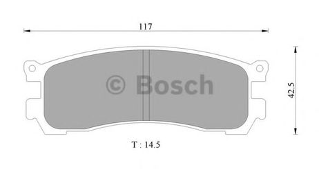 фото Bosch 0 986 AB2 305 Колодки тормозные дисковые Bosch 0 986 AB2 305 Колодки тормозные дисковые