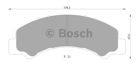 фото Bosch 0 986 AB2 370 Колодки тормозные дисковые Bosch 0 986 AB2 370 Колодки тормозные дисковые
